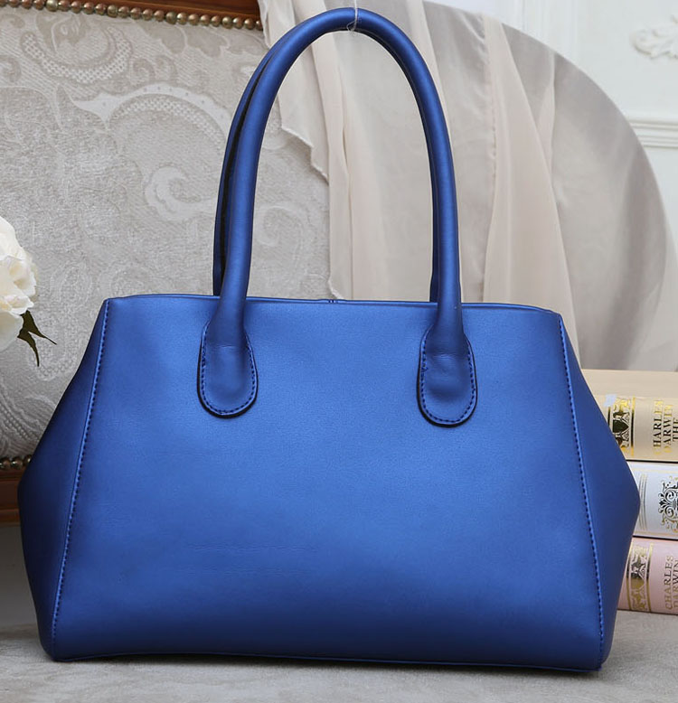 3160L Navy Blue Real Leather Women Handbag lady's handbag