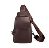 High Quality Cowhide Leather Bag Chest Bag for Men